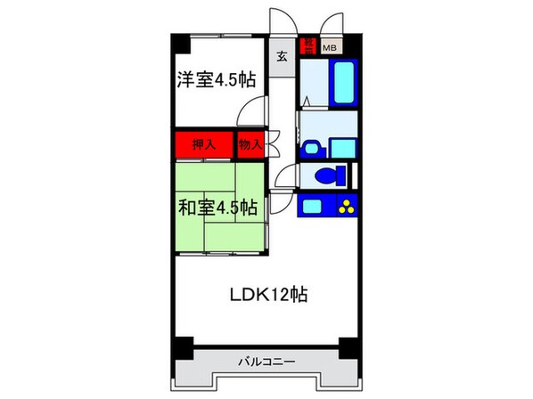 空港・リブレ大阪屋の物件間取画像